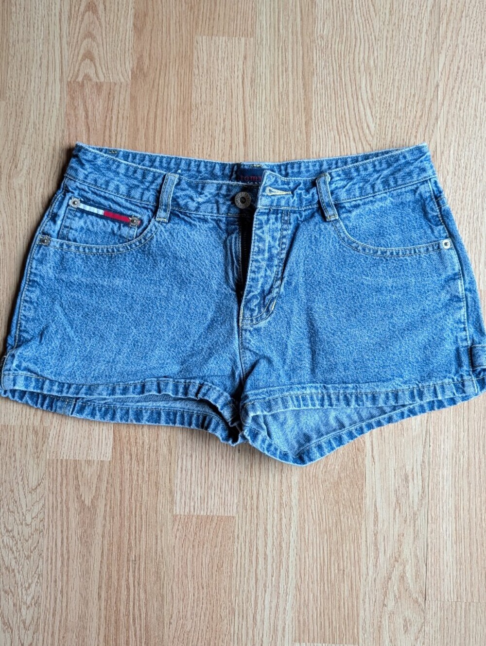 Vintage Tommy Hilfiger Light Blue Denim Jean Shorts